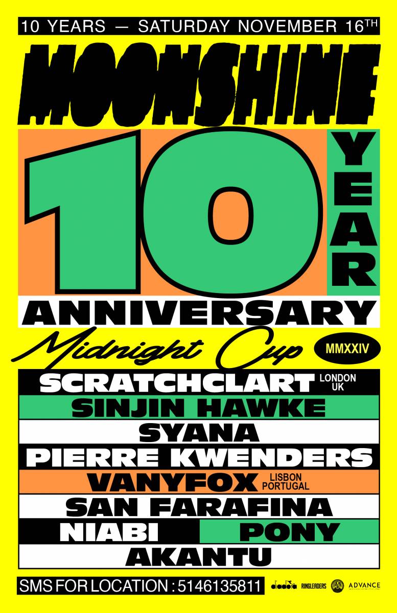 Moonshine 10 YEAR ANNIVERSARY