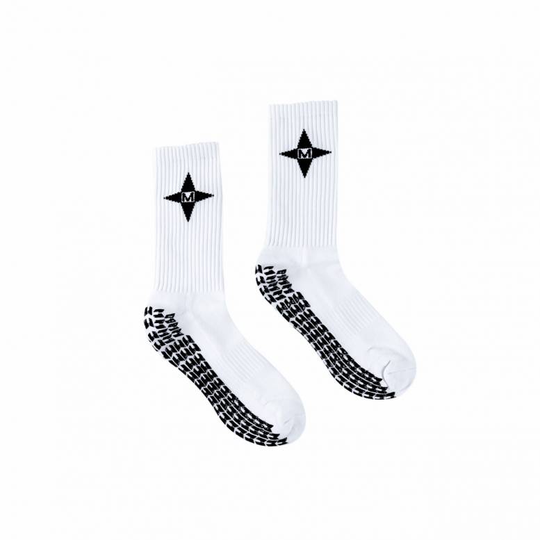 MS Grip Socks (White)