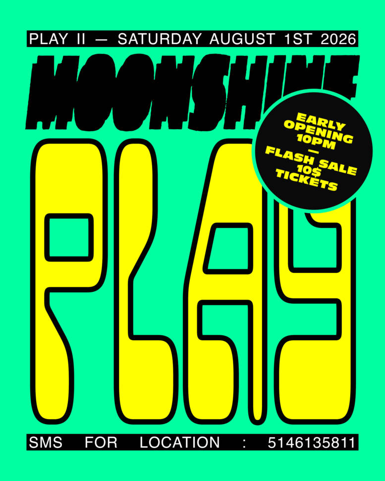 Moonshine PLAY – “BEFORE MIDNIGHT” FLASH SALE