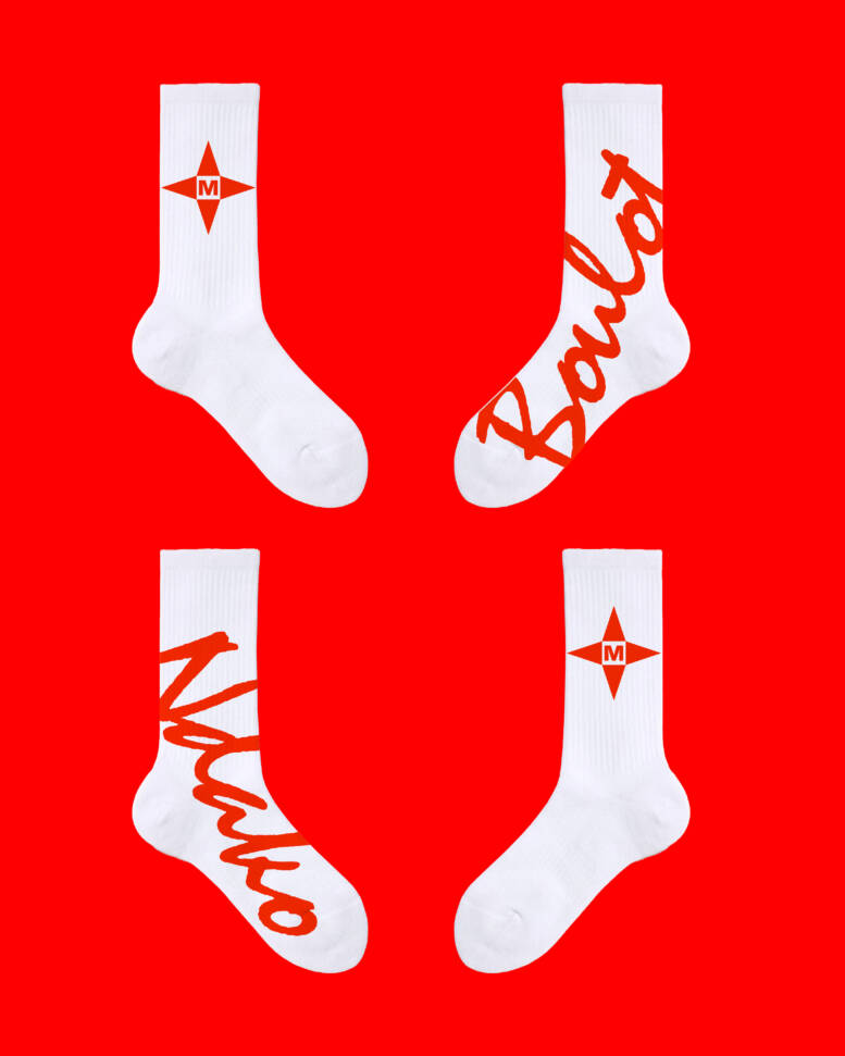 MS Boulot Ndako Socks (white)