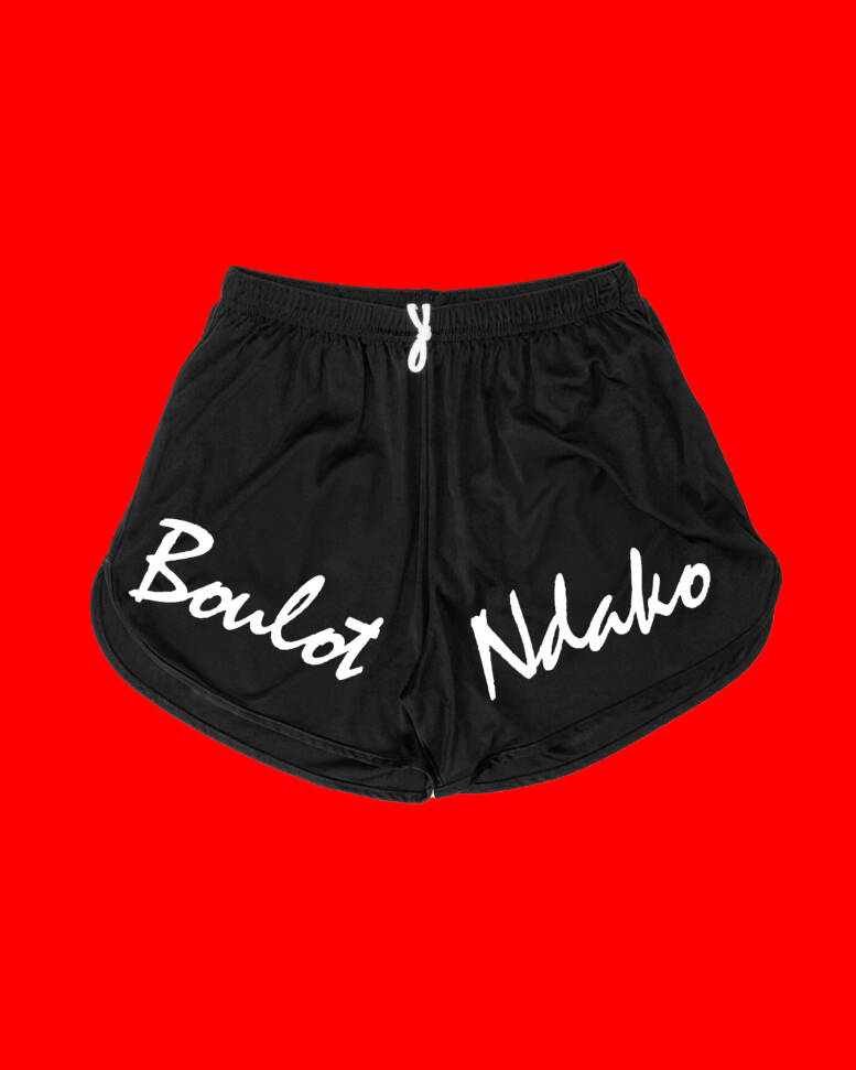 Boulot Ndako Short With Pockets (Black)