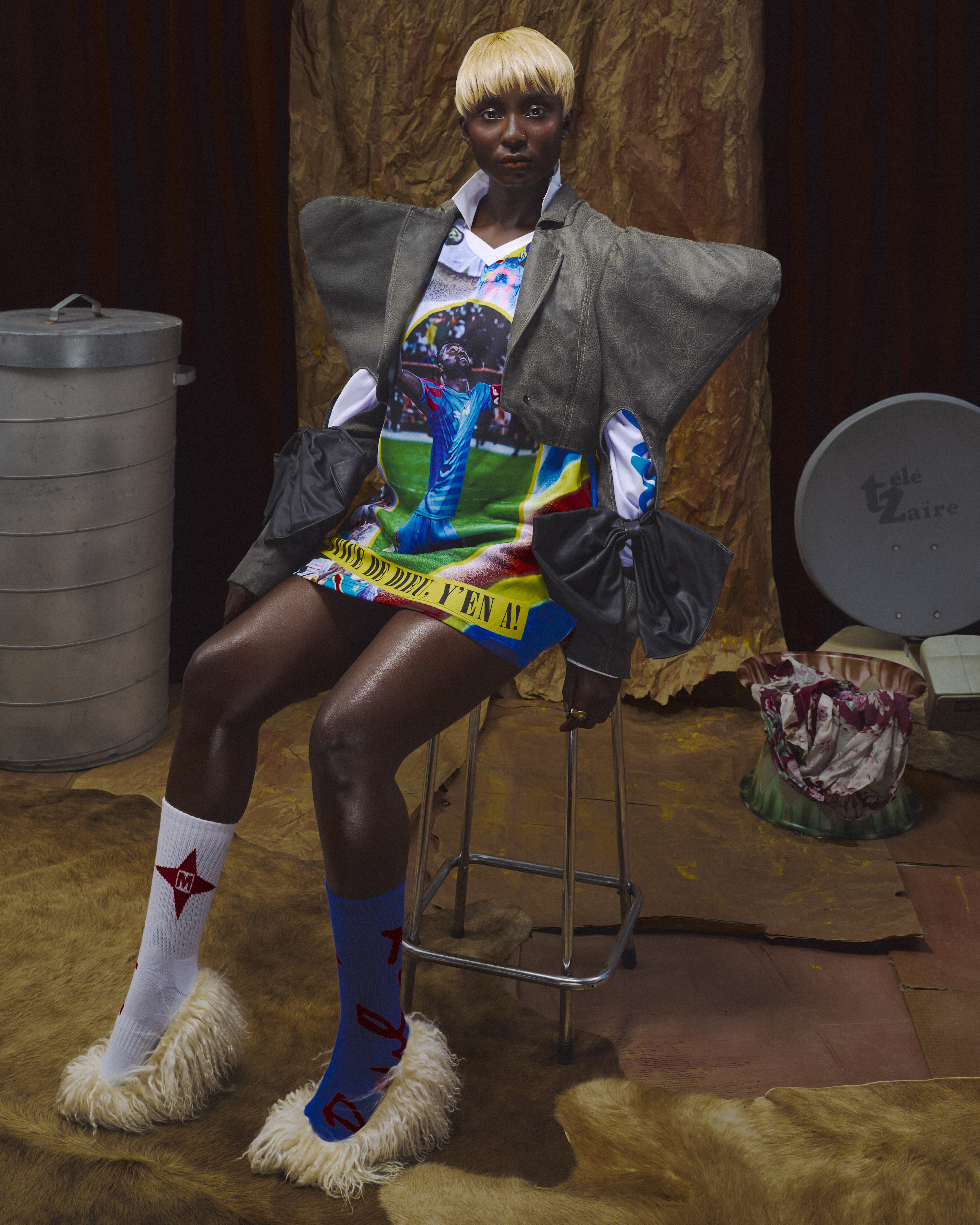 MS Boulot Ndako Socks (white) - Image 2