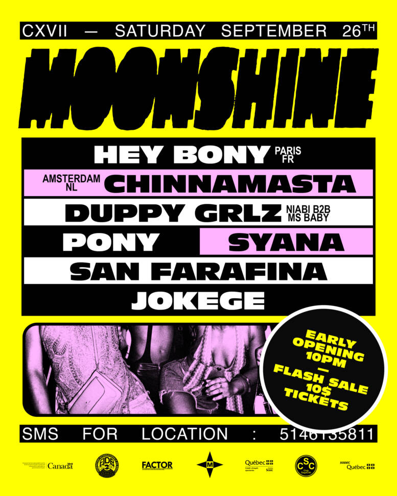 Moonshine CXVII “BEFORE MIDNIGHT” FLASH SALE